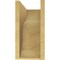 Ekena Millwork 7"W x 14"D x 14"H Classic Carmel Rough Cedar Woodgrain TimberThane Corbel, Primed Tan CORUR07X14X14CARRCPR - alternate 3
